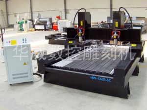 鄂尔多斯乌审旗双头立体多功能石材雕刻机HW-1325-2Z